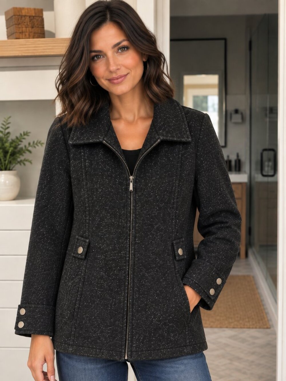 Women's Jones New York Coat, Size 2x